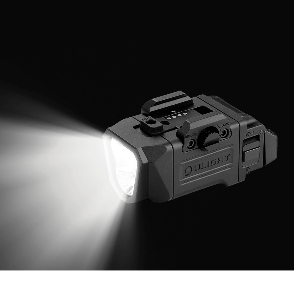 Olight Black PL X Weapon Light Emitting Bright Beam with Quick Attach Mount for Tactical Use