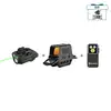 Olight Black Osight Red Dot Sight Combo with Green Laser Light and Mini Flashlight for Tactical and Outdoor Gear