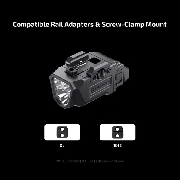 PL X Tactical Weapon Light 1200 Lumens Dual Beam Flood Spotlight