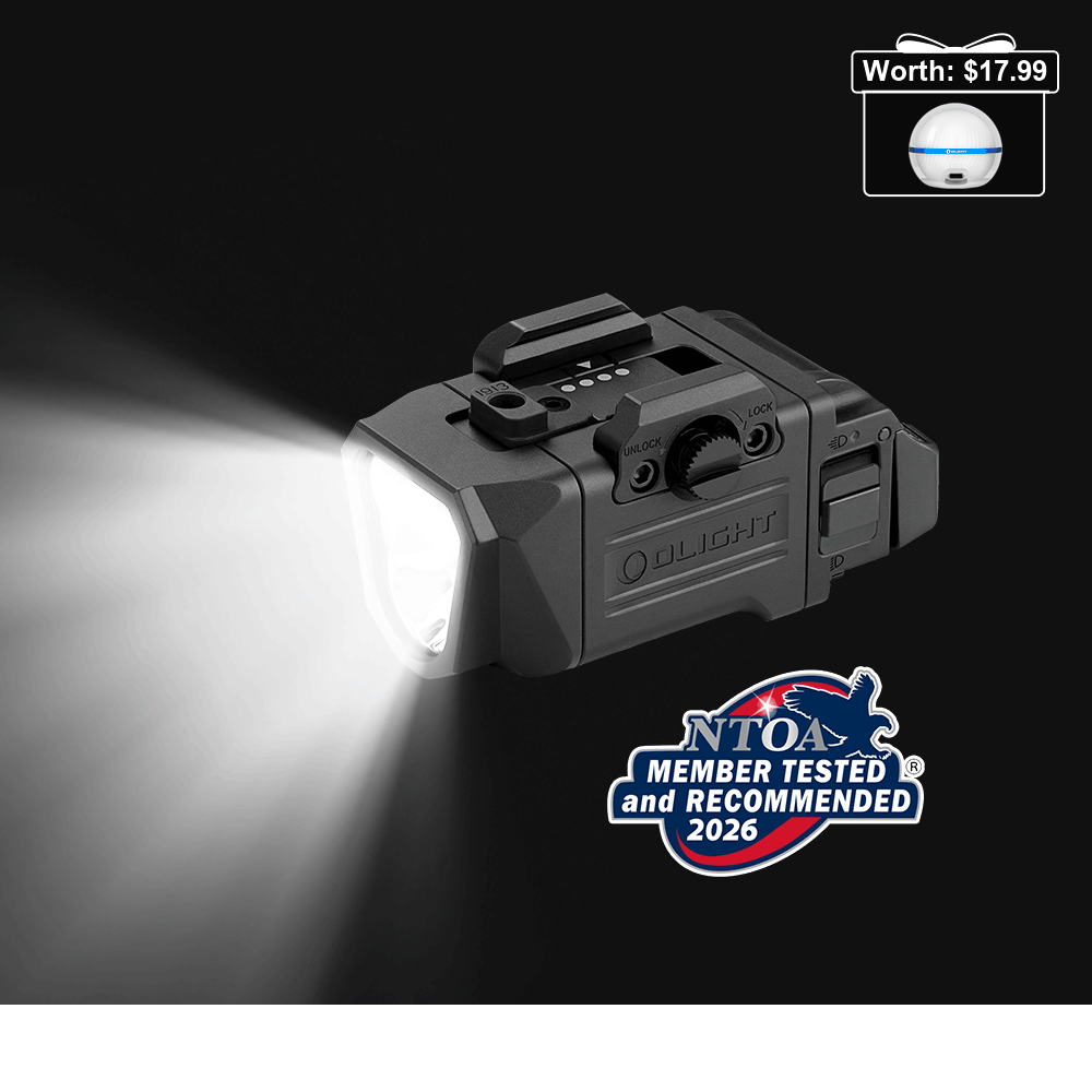 PL X Dual Beam Tactical Rail Light 1200 Lumens Sphere C Kit - Olight