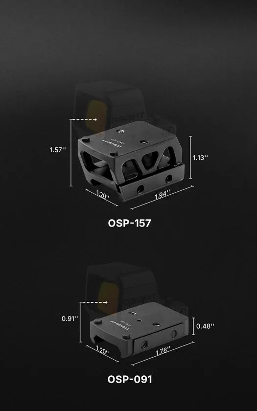 Osight XE AMRS Enclosed Red Dot Sight Pistol Optic CBRS Sights