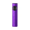 Olight Purple ArkPro Flat EDC Flashlight Front View with Laser UV and LED Dial Switch for Daily Carry