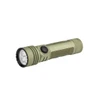 Olight Seeker Ultra green LED tactical flashlight isolated on white background