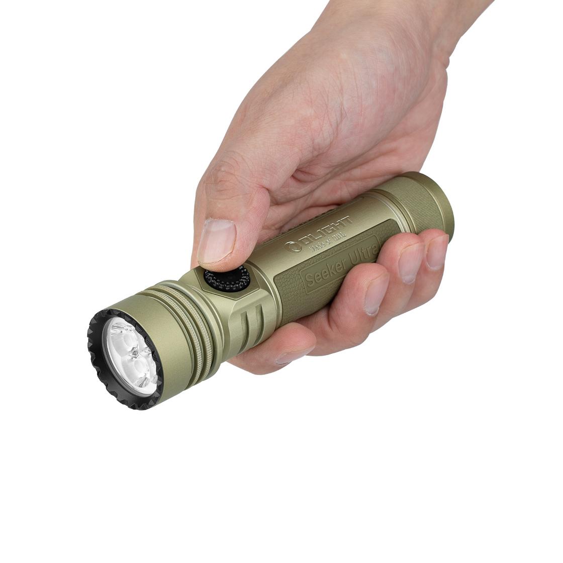 Olight Seeker Ultra Durable 4800LM LED Flashlight Olive Green - Olight