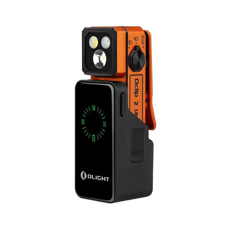 Oclip 2 Ultra & Premium Clip Flashlight | UV, Floodlight, Red & Spotlight