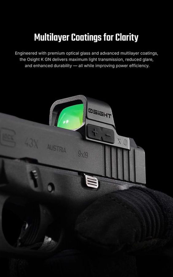 Osight K RMSc Red Dot Sight 6 MOA Open Reflex Pistol Optic