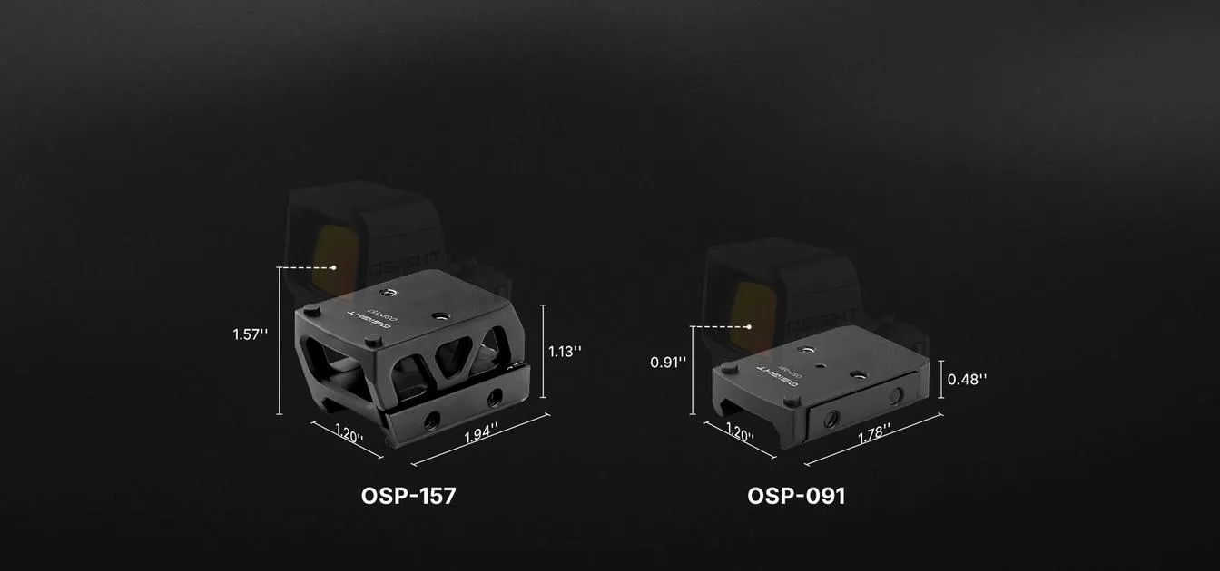 Osight XE AMRS Enclosed Red Dot Sight Compact Platform Optic CBRS