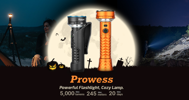 Prowess Multifunctional Flashlight with Bidirectional Lighting