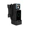 Olight compact EDC flashlight with belt clip holster and digital battery level indicator screen