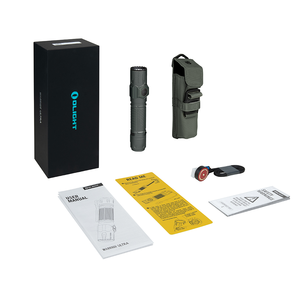 Warrior Ultra Tactical Flashlight 2500 Lumens O-Aluminum OAL Tough