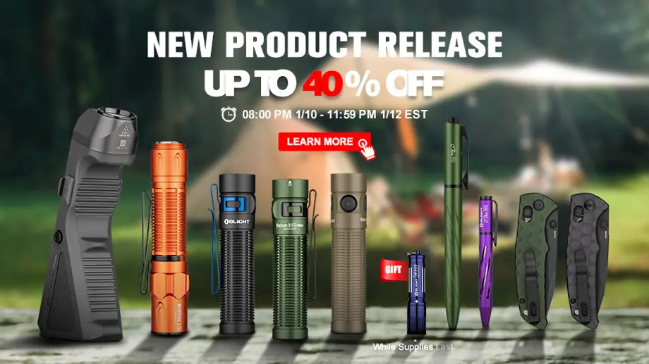 Olight New Arrival at the Beginning of 2023-Up to 40% OFF [Giveaway!]