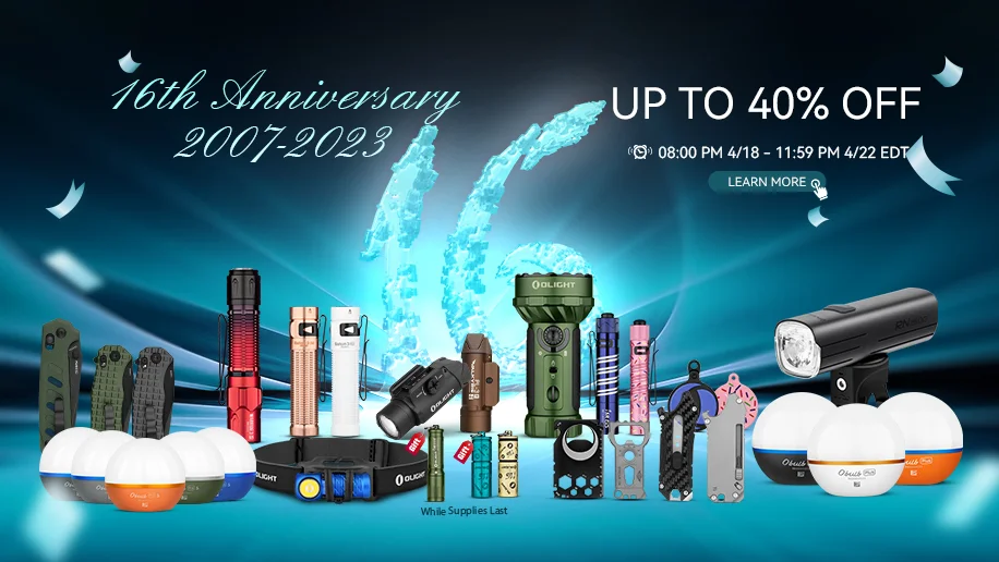Check Olight's 16th Anniversary Money Saving Bundle Guide
