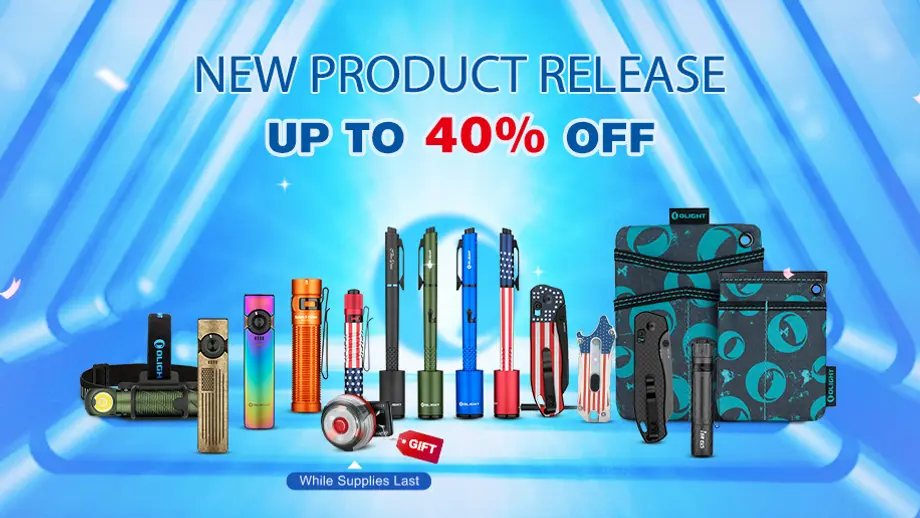 Olight New Release and Limited Edition in May 2023-Up to 40% OFF [Giveaway!]