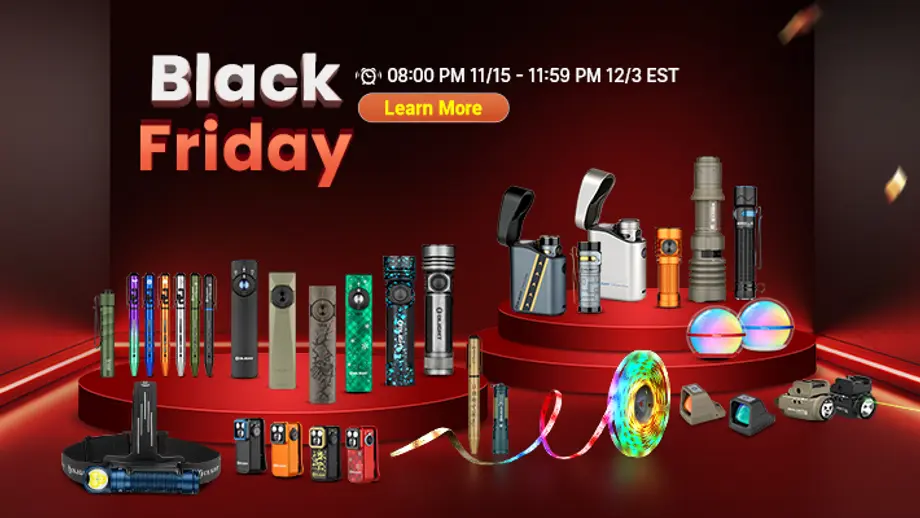 Up to 50% Off Olight Black Friday 2024 - 7 Benefits + $1000 Giveaways!