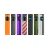 Olight Red White and Blue ArkPro Limited Edition Flashlight Front View with Laser UV and LED Dial for EDC Use