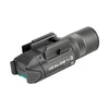 Olight Gray Baldr Pro R Weaponlight with a Green Laser and Rail Mount for Tactical Use