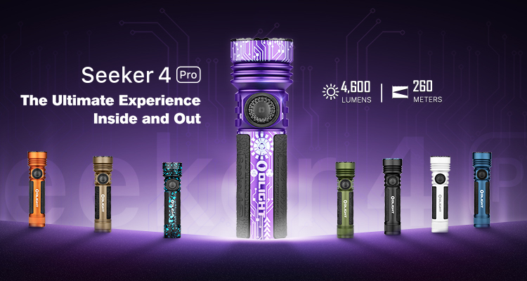 Seeker 4 Pro High Power Flashlight- Olight