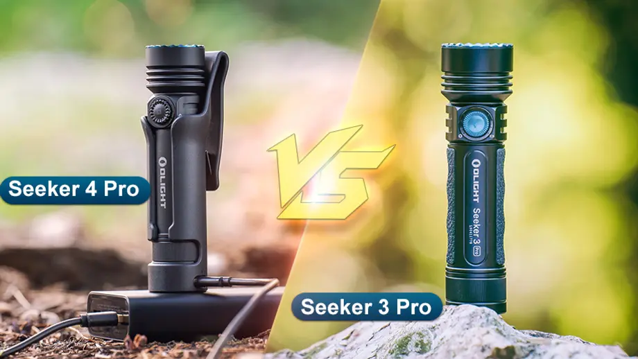 Olight Bright Flashlight | Seeker 4 Pro VS Seeker 3 Pro