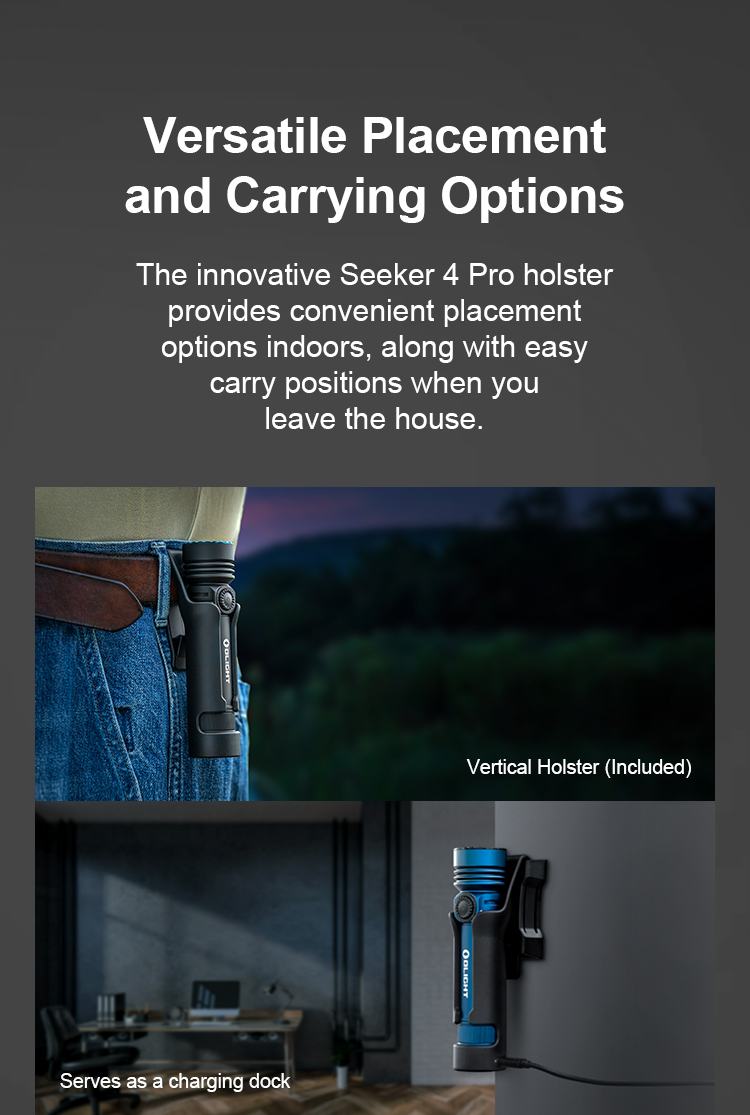 Seeker 4 Pro: Ultimate High Power Flashlight for Adventure - Olight