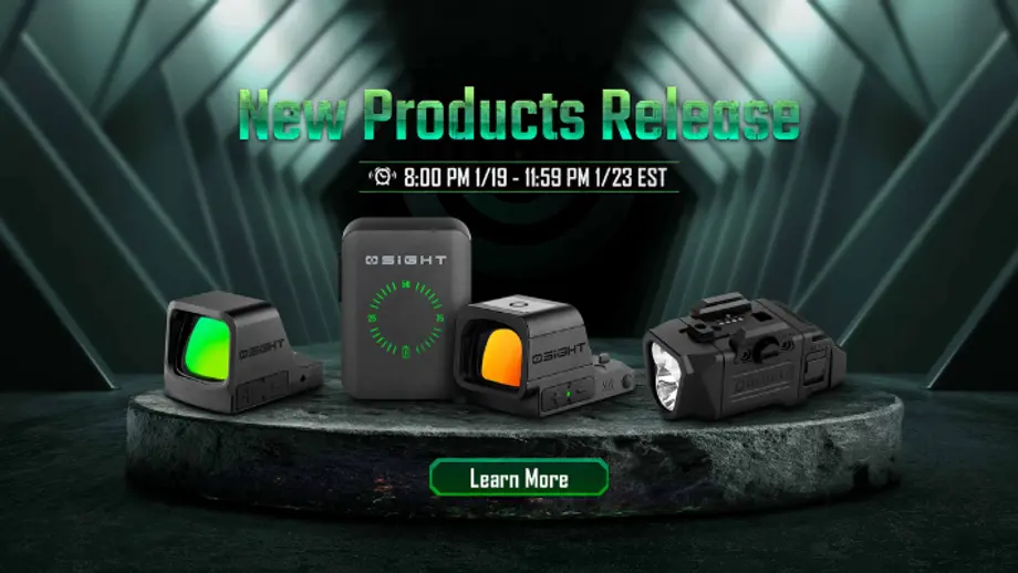 SHOT Show 2026: New Magnetic Pistol Red Dot Sight Osight XR & PL X