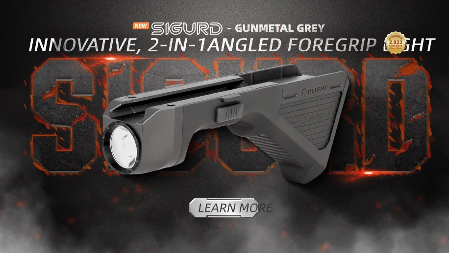 Olight Sigurd 2-in-1 Angled Grip Rechargeable Tactical Light