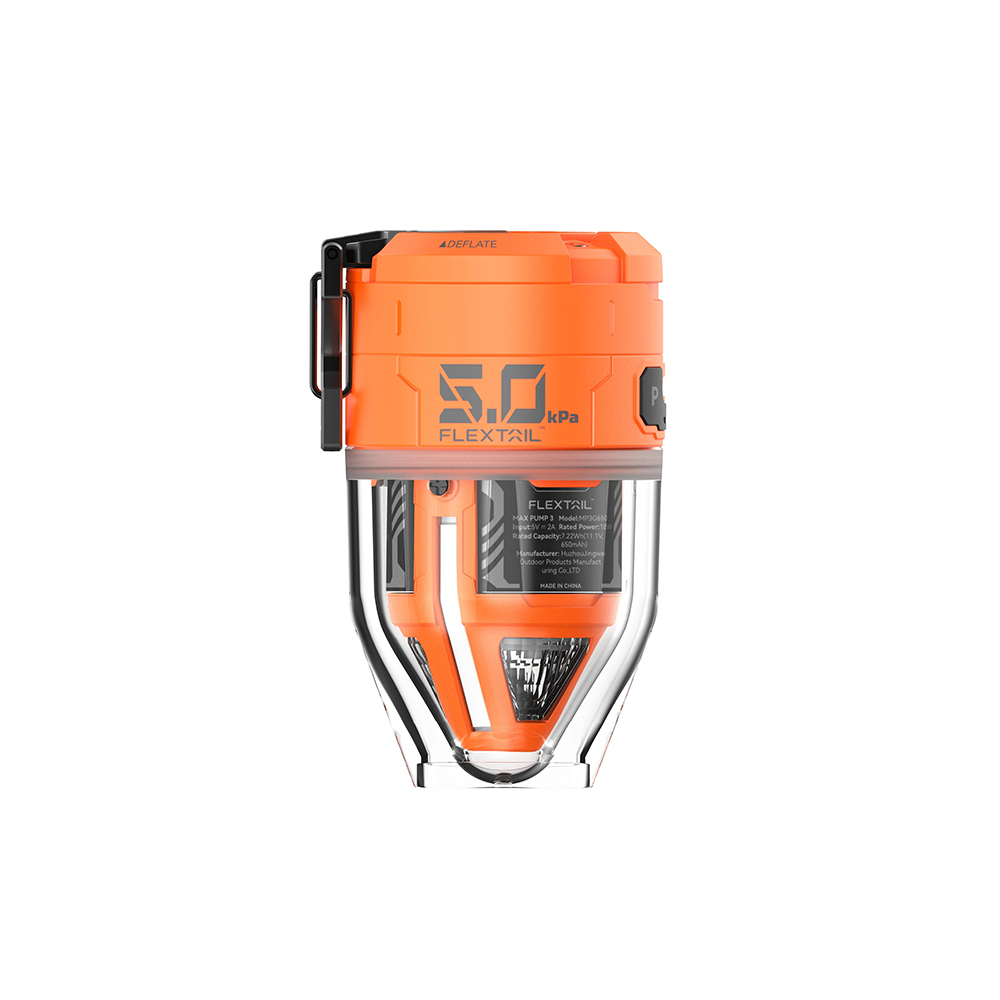 Olight Orange MAX PUMP 3 Portable Air Pump with 5.0kPa Display for Inflating and Deflating Outdoor Gear