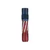 USA flag design flashlight, red, white, blue. Limited edition patriotic torch. Tactical LED light, American colors.