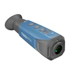 TS004 Pro thermal monocular, blue, gray, and black, on white background, angled view, close-up.