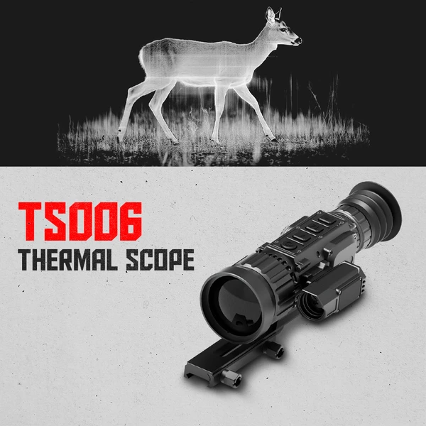 TS006 thermal scope, deer detection, hunting optics, night vision, tactical gear, long-range imaging