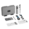 Olight EDC kit with protective hard case, flashlight, tactical pen, charging cables, and user manual on white background
