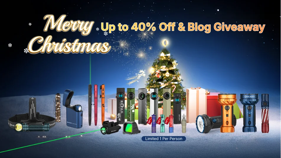 Olight Christmas Event 2025 | Up to 40% Off & New Releases