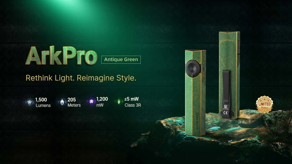 ArkPro Antique Green: The Debut of Olight's C.O.R.E. Special Edition Series
