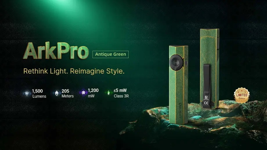 ArkPro Antique Green: The Debut of Olight's C.O.R.E. Special Edition Series