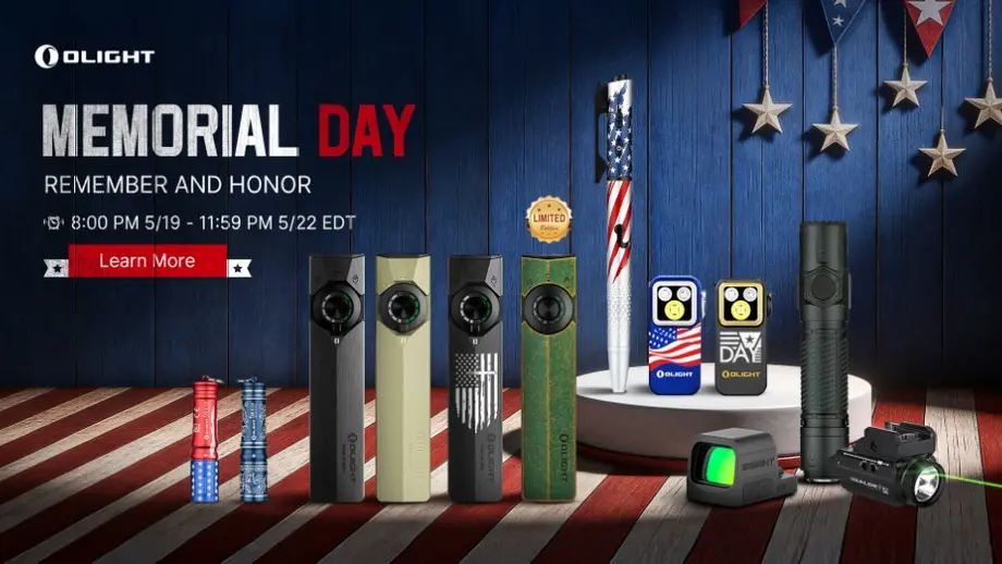 Olight Memorial Day Flash Sale is LIVE – Limited Time Big Discounts