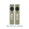Two Olight Olive Drab Green Arkfeld Ultra Flashlights with Dragon and Phoenix Engravings for Everyday Carry and EDC Use