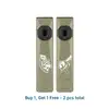 Olight Olive Green Arkfeld Ultra Flat Flashlight Set featuring Custom Wolf and Bear Engravings for EDC and Outdoor Use