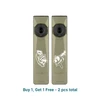 Olight Olive Green Arkfeld Ultra Flat Flashlight Set featuring Custom Wolf and Bear Engravings for EDC and Outdoor Use