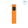 Olight Orange ArkPro Flat Flashlight Front View with Selector Dial and UV Light for Everyday Carry and Inspection