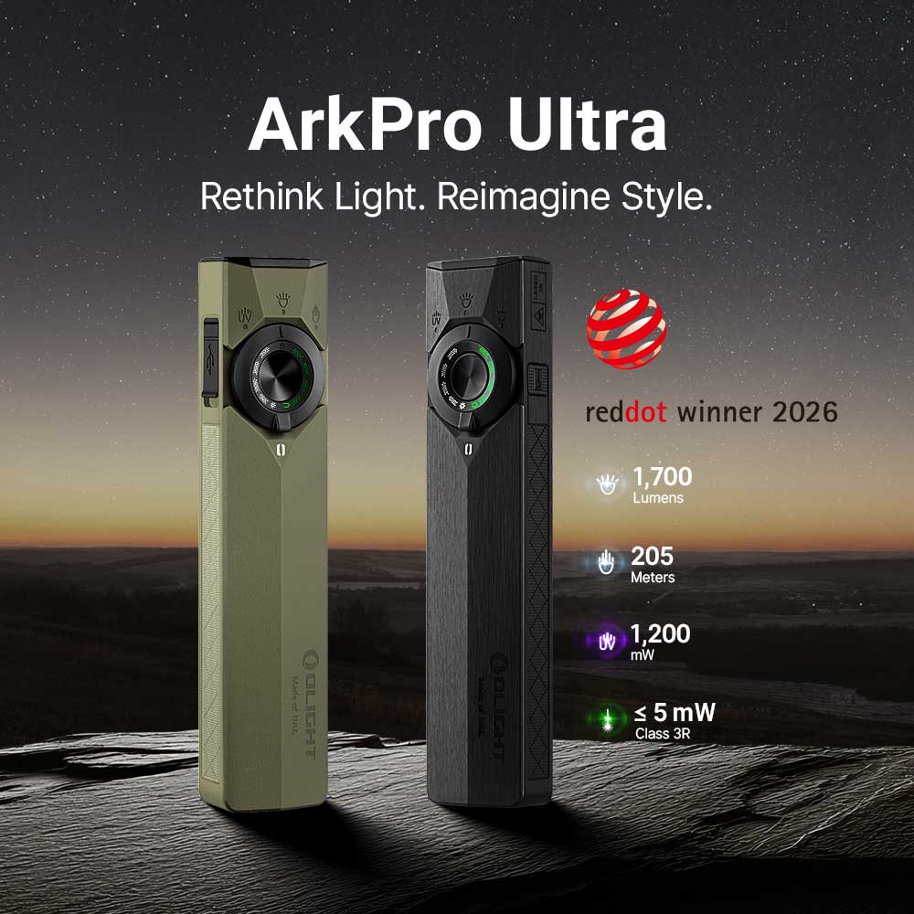 ArkPro Ultra Flat EDC Flashlight Premium Rechargeable LED Light