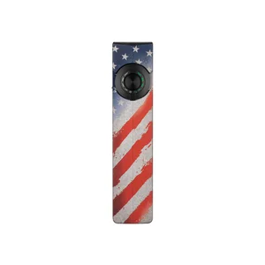 Olight US Flag ArkPro Flat Flashlight Front View with Laser UV and LED Light Modes for Everyday Carry
