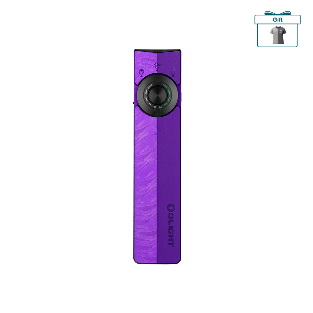 OLIGHT(オーライト) ArkPro led ArkPro EDC Flashlight 1500 Lumens UV Laser Flat Unibody Light - Olight