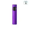Olight Purple ArkPro Flat Flashlight Front View with Laser and UV Light Selector Dial for EDC and Outdoor Use
