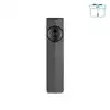 Olight Dark Gray ArkPro Flat Flashlight Front View with Textured Armor Pattern and Selector Dial for EDC Outdoor Use