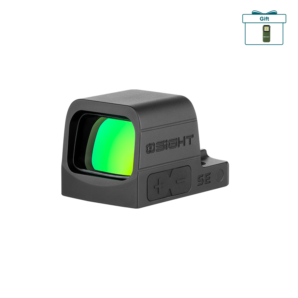 Osight SE Enclosed Emitter RMSc Red Dot Replaceable Battery Optic