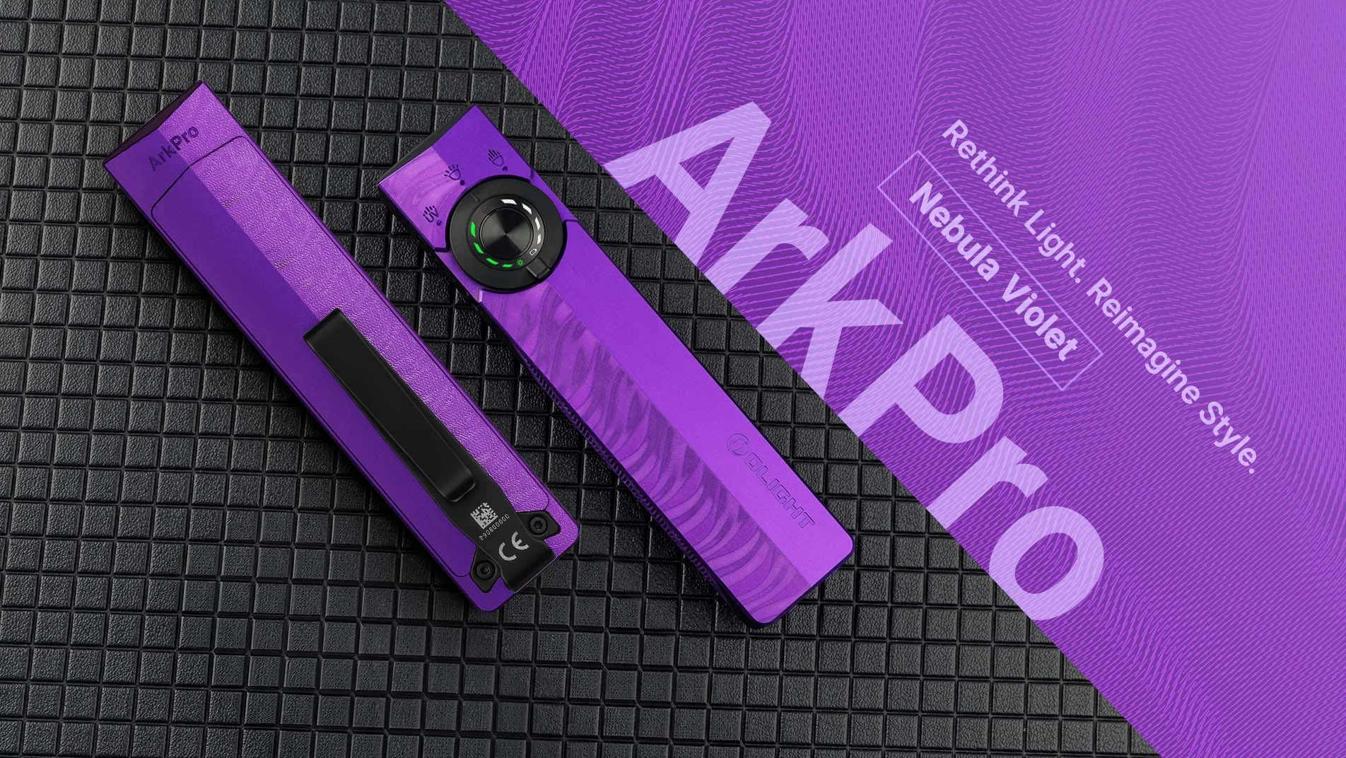The Cosmos in Your Palm: Meet the Olight ArkPro in Stunning Nebula Violet