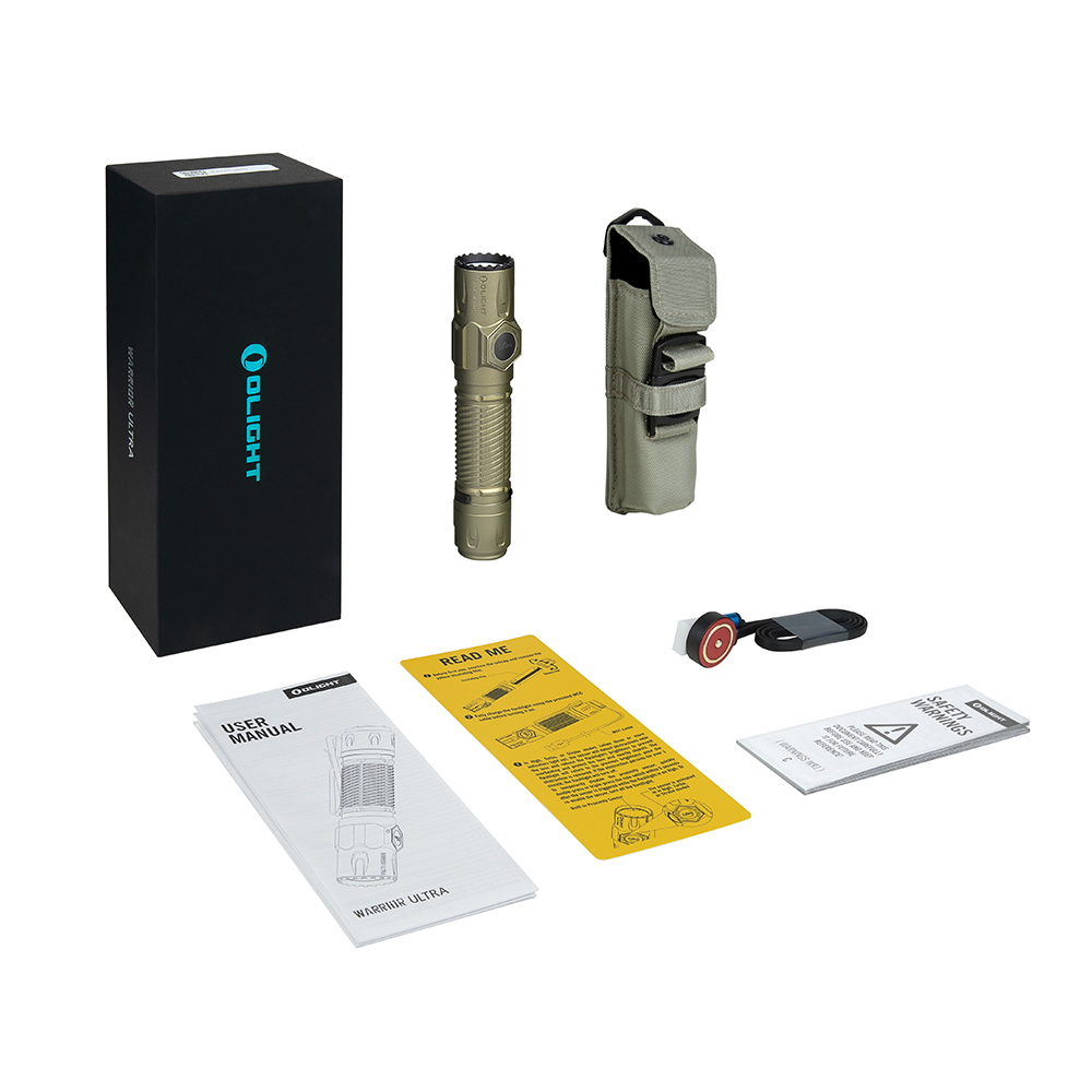 Warrior Ultra Tactical Flashlight 2500 Lumens O-Aluminum Light