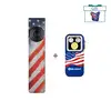 Olight American Flag ArkPro Flat EDC Flashlight Combo with Dual Light Sources and Eagle Patch Gift for Everyday Carry