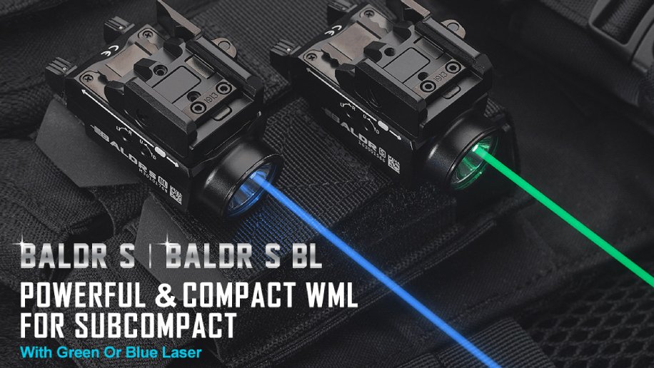 Olight BALDR S グリーンライト Olight Baldr S Rechargeable Weapon Light with Green Laser