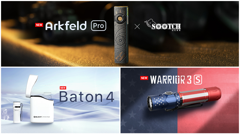 Top 3 Flashlights For Father's Day Gifts - Arkfeld Pro,Warrior 3s,Baton ...