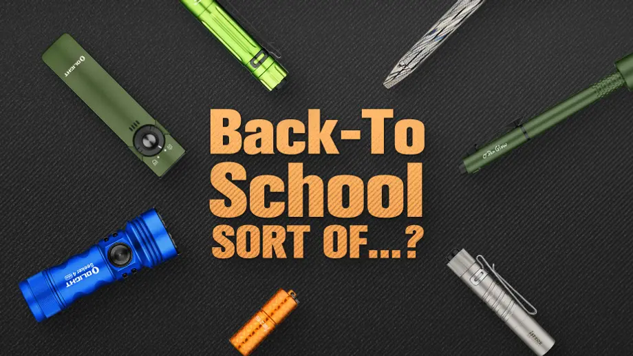 A Brilliant Idea: EDC Flashlights for A Prepared Back to School Start
